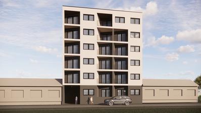 Osijek, Pampas, S18, dwupokojowe mieszkanie o powierzchni 49,81 m² w nowym budynku mieszkalnym
