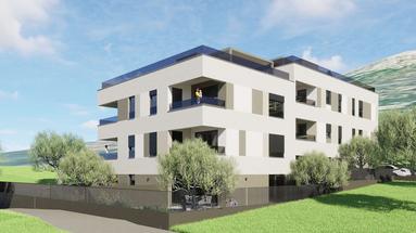 Podstrana, one-room apartment on the ground floor with garden and terrace