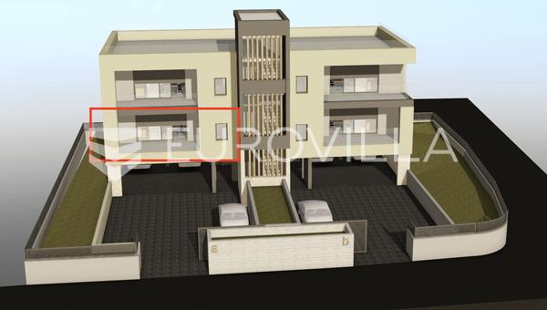 Vodice, modern tweekamerappartement met een ruime loggia in een luxe nieuwbouw