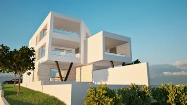 Vodice, spazioso appartamento bilocale con piscina e giardino, Superficie Utile Netta 125,91 m²