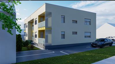 Vukovar Mitnica Novogradnja, trosoban stan 73,12 m² u prizemlju s lođom i parkingom