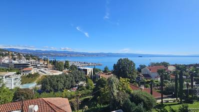 Ičići, najam, luksuzan, stan 200 m od mora, pogled na Kvarner