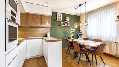 Zagreb, Vrapče, moderno uređen četverosoban stan s vrtom i parkingom, neto površine 85 m²