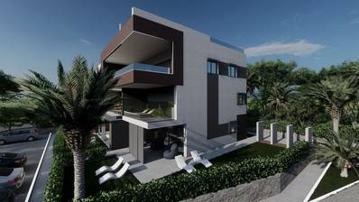 Zadar, Zaton, NOVOSTAVBA, luxusní dvoupokojový byt 74,90 m²