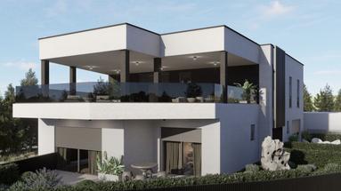 Zagreb, Gračani - apartamento de tres habitaciones con jardín privado, 75,79 m²