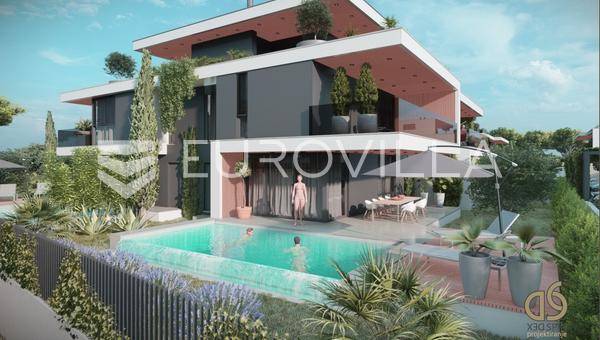Ístria, área de Rovinj, terreno para construção de 1483 m² com alvará de construção e infraestruturas pagas