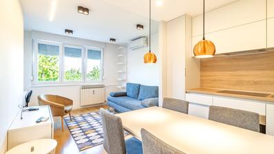Zagreb, Jarun, atraktivan dvosoban stan s loggiom 39 m²