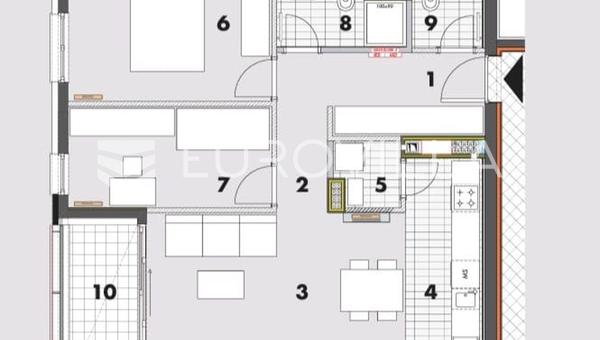 Zagreb, Trnsko, NOVOGRADNJA, odličan poslovni prostor 71,74 m²
