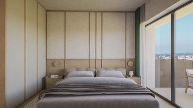 Istra, Umag, Green Tower Residence, trosoban apartman s terasom na 3. katu