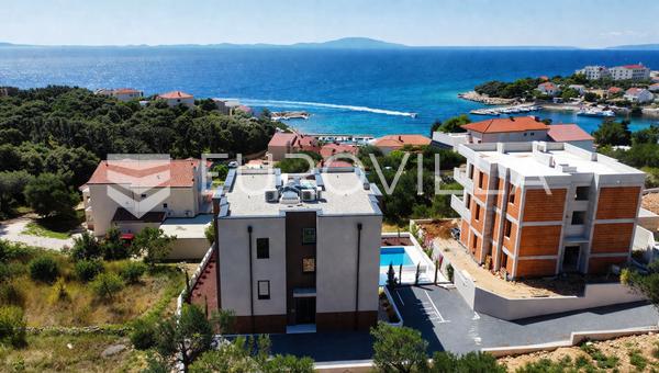 Pag, Jakisnica, A1 daire muhteşem manzaralı lüks yeni yapıda, 65,83 m²