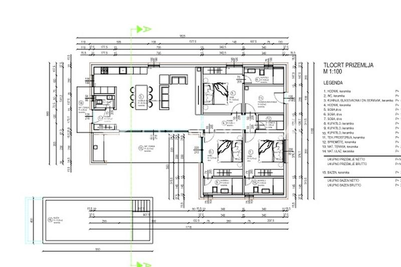 Istria, Barban - Terreno edificabile di 937 m² con permesso di costruzione per una casa con piscina - 2