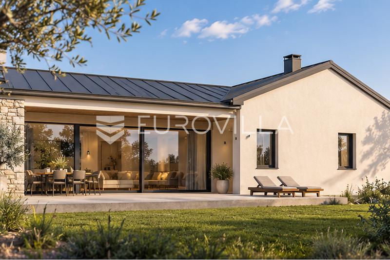 Istra, Barban - 937 m² zazidljivo zemljišče z gradbenim dovoljenjem za hišo z bazenom - 2