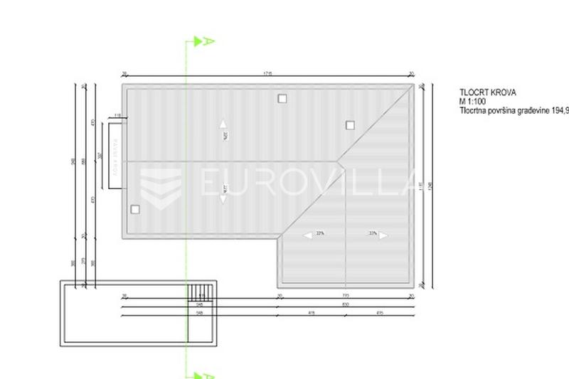 Istria, Barban - Terreno edificabile di 937 m² con permesso di costruzione per una casa con piscina - 6
