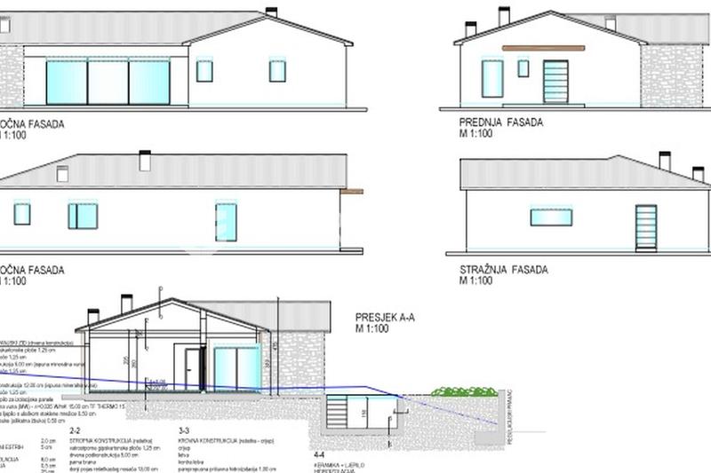 Istria, Barban - Terreno edificabile di 937 m² con permesso di costruzione per una casa con piscina - 5
