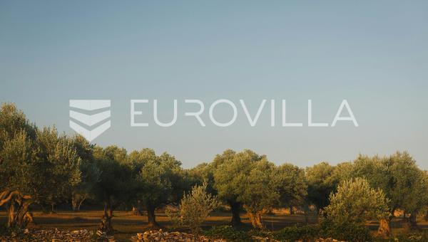 İstirya, Labin, aile evi projesi olan çekici arsa