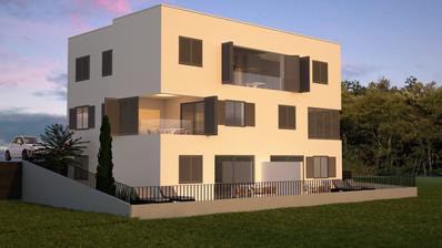 Primošten, apartman s pogledom na more, 53,21 m²