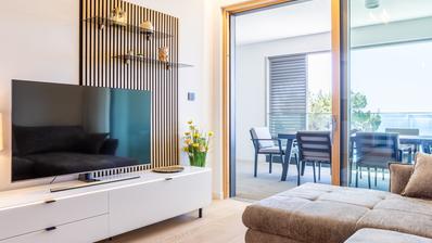 Split, Duilovo, Bel Etage 2, dvosoban stan s pogledom na more, prvo useljenje