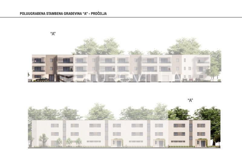 Pula, Stinjan, apartamento de tres dormitorios en un edificio moderno de nueva construcción, 1er piso, 54,96 m² - cerca del mar - 9