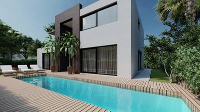 Zadar, Privlaka, villa s bazenom i pogledom na more