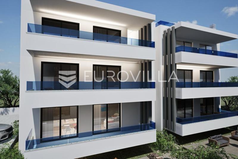 Zadar, Sukošan, modern two-bedroom apartment with a garden in an excellent location