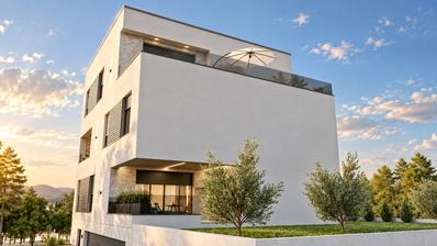 Zagrzeb, Donji Bukovac, luksusowe trzypokojowe mieszkanie z ogrodem, 118 m²