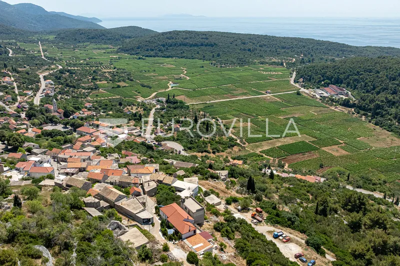 Korčula, Čara, renovirana kuća s panoramskim pogledom 32