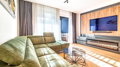 Zagreb, VMD Gebäude, luxuriöse Dreizimmerwohnung 132,08 m², 3 Garagenstellplätze