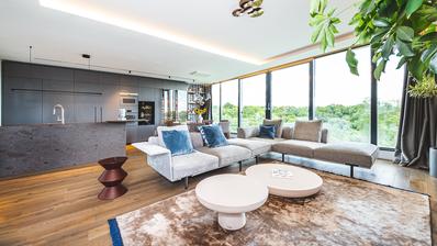 Zagreb, Jelenovac, luksuzan penthouse s ekskluzivnom terasom, NKP 187 m2