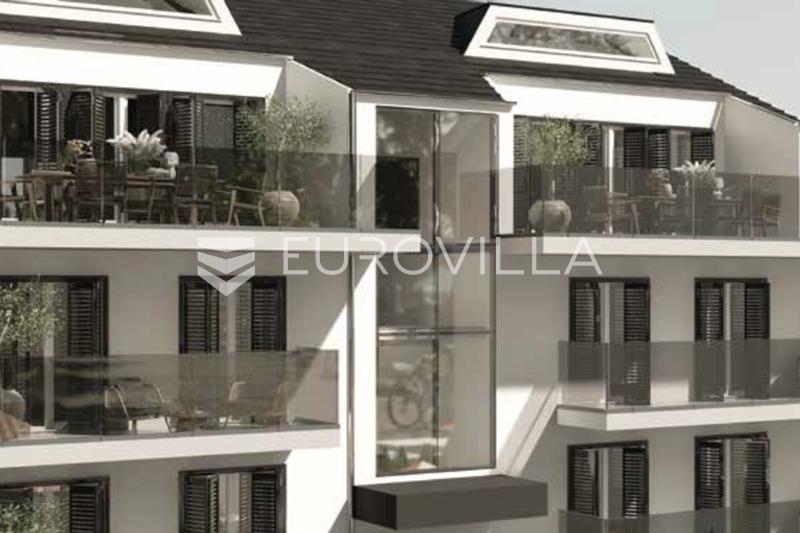 Čiovo, Okrug Gornji, penthouse with an open sea view