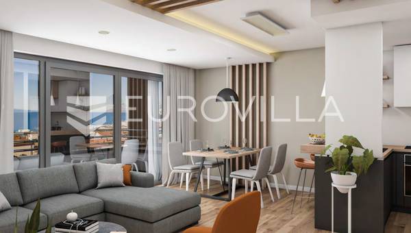 Penthouse w Baška Voda o powierzchni 149,23 m² w nowym budynku z panoramicznym widokiem