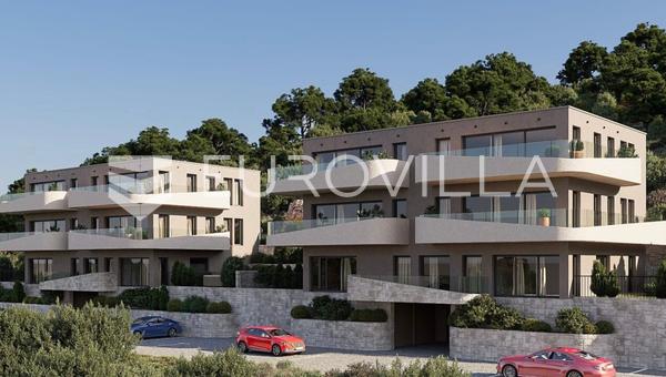 Brodarica, Nuovo edificio, appartamento con una camera da letto e vista mare, 114,04 m²