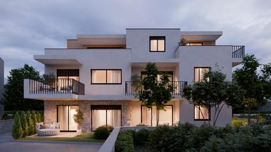 Murter, NOVOGRADNJA, dvosoban stan na drugom katu, 61,38 m²