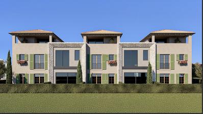 Istra, Poreč - NOVOGRADNJA, modena kuća u nizu NKP 83,45 M2