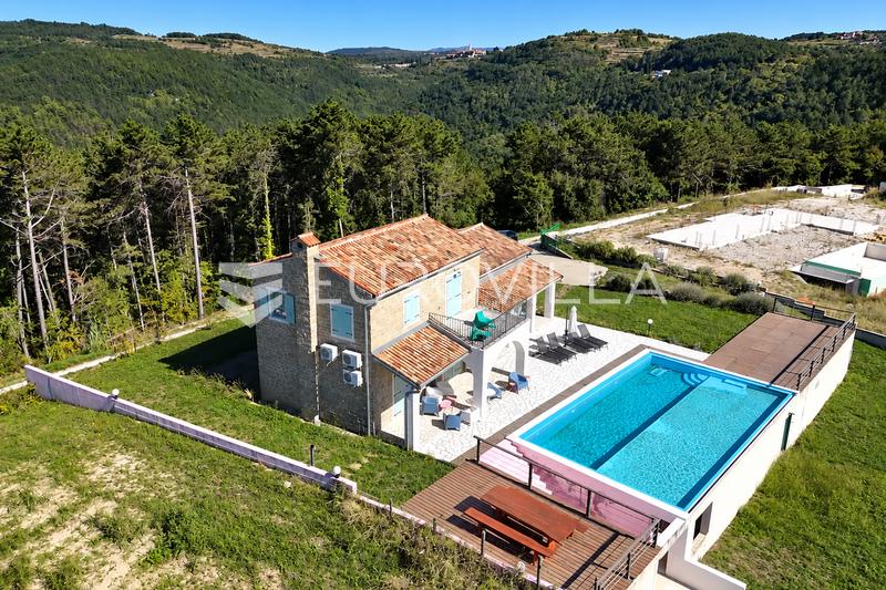 Istrien, San Silvestar - Authentische Steinvilla mit Pool, Privatsphäre und Panoramablick - 12