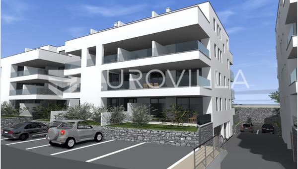 Pag, Povljana, apartamento dúplex de tres dormitorios en un edificio de obra nueva de alta calidad, 118,69 m²
