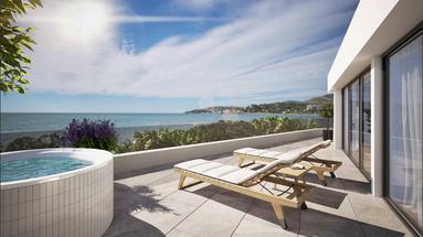 Opatija, Volosko, deniz manzaralı lüks dört yatak odalı daire 149,62 m²