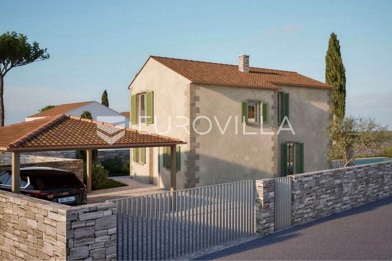 Krk, Garica, building plot 600 m² with a valid building permit - 6