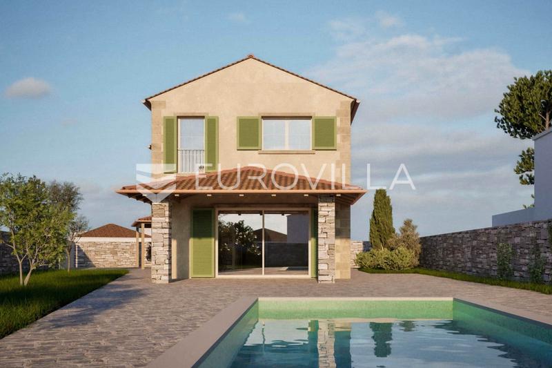 Krk, Garica, building plot 600 m² with a valid building permit - 3