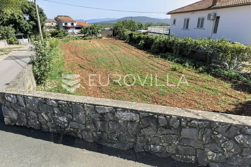 Krk, Garica, building plot 600 m² with a valid building permit - 9