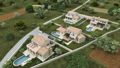 Karojba, projekt kamenih vila