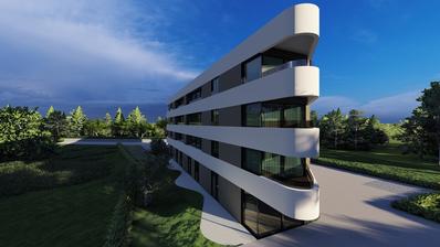 Istra, Tar, NOVOGRADNJA, Luksuzan dvosobni stan 78,98 m2, s prekrasnim pogledom na more i Alpe