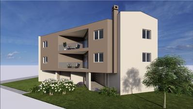 Istrië, Peroj, modern appartement met garage en direct uitzicht op zee