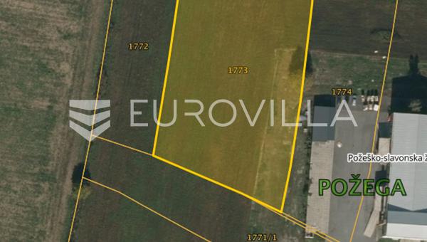 Pozega, attraktiv mark i K ekonomi-affärszon 15 058 m²