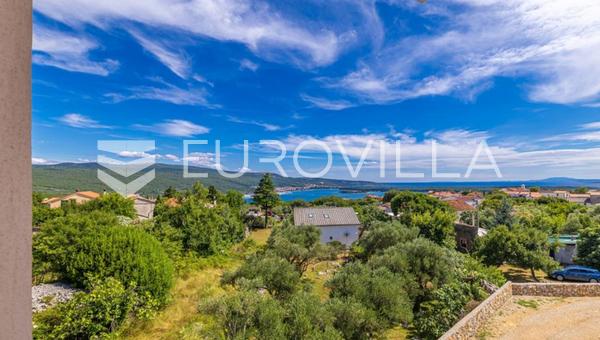 Krk, Kornic, deniz manzaralı ve wellness alanına sahip lüks villa